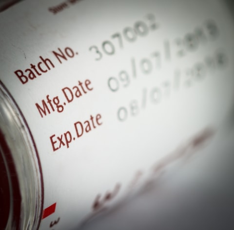 Ilustrasi label kedaluwarsa makanan Foto: dok.shutterstock