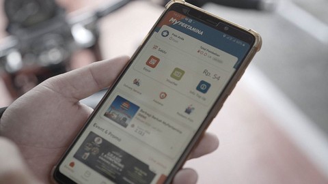 Ilustrasi aplikasi My Pertamina. Foto: CIKA Indonesia