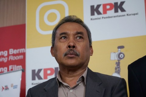 Anggota Dewan Pengawas Komisi Pemberantasan Korupsi (KPK), Syamsuddin Haris. Foto: Jamal Ramadhan/kumparan 
