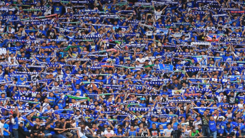 Suporter Persib Bandung. Foto: Antara