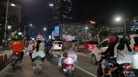 Foto: Menikmati Jakarta yang Berbeda di Malam Tahun Baru (6)