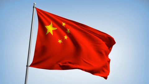 Ilustrasi Bendera China. Foto: Shutter Stock 