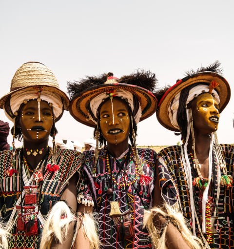 Festival Gerewol di suku Wodaabee, Afrika Foto: Shutter Stock