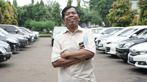 Artis komedi Kiwil menghadiri sidang cerai dengan agenda keterangan saksi di Pengadilan Agama Jakarta Selatan, Jakarta, Rabu, (17/2/2021). Foto: Ronny