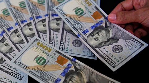 Ilustrasi dolar Amerika. Foto: Puspa Perwitasari/ANTARA