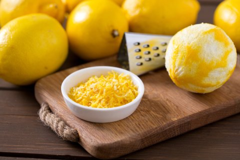 ilustrasi parutan kulit lemon Foto: Shutterstock
