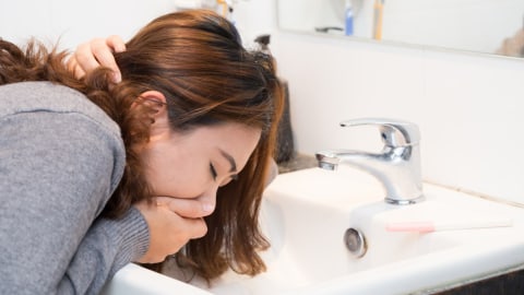 Ilustrasi ibu hamil mual Foto: Shutterstock