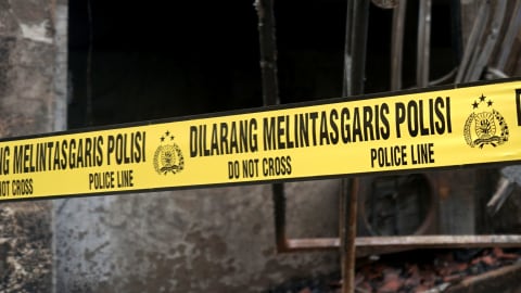 Ilustrasi Garis Polisi. Foto: Iqbal Firdaus/kumparan