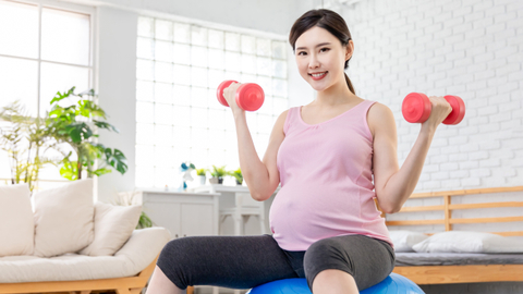 Ilustrasi ibu hamil olahraga. Foto: Shutterstock