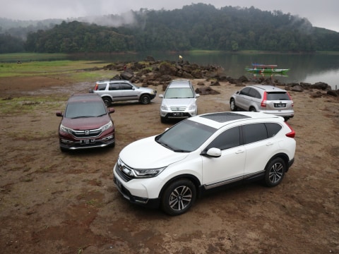 Honda CR-V genap berusia 20 tahun eksis di Indonesia. Foto: Ghulam Muhammad Nayazri 
