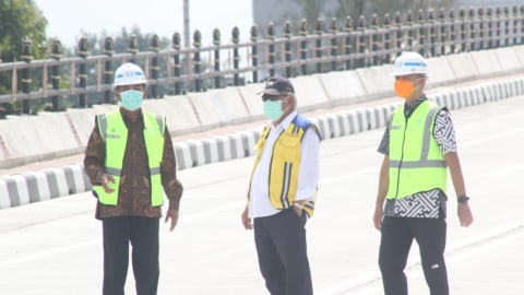 Menteri PUPR Resmikan Flyover Purwosari Solo