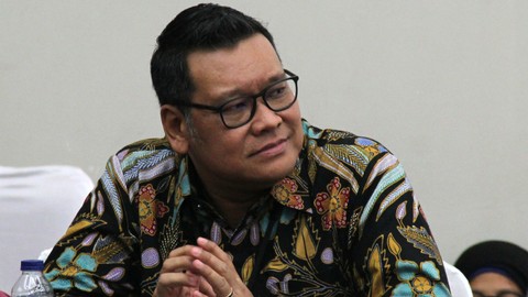 Sekjen DPP PDIP, Eriko Sotarduga saat diskusi "Ekonomi Gotong Royong sebagai Pilar Ekonomi Nasional" di Kantor DPP PDIP, Jakarta, Kamis (4/7). Foto: Nugroho Sejati/kumparan