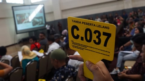 Lelang barang sitaan KPK Foto: Fanny Kusumawardhani/kumparan