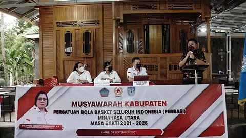 Kevin Lotulung Terpilih Aklamasi Pimpin Perbasi Minut