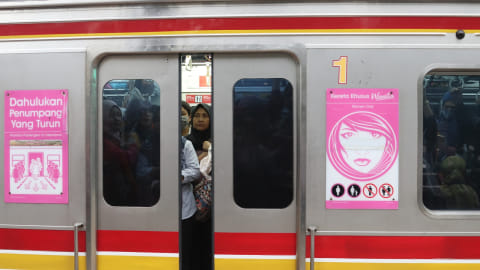Gerbong Wanita KRL Foto: Intan Alfitry Novian/kumparan