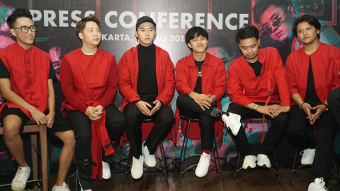 Konferensi Pers Boyband Smash. Foto: Garin Gustavian Irawan/kumparan