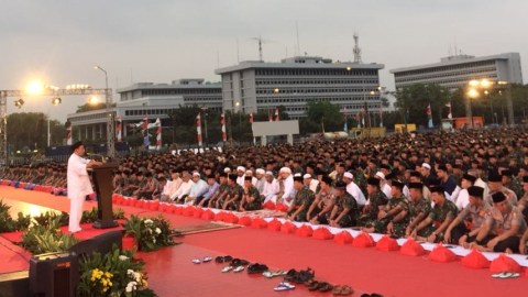 Sambut Hut Ke 73 Tni Gelar Doa Bersama Dan Tablig Akbar Kumparan Com