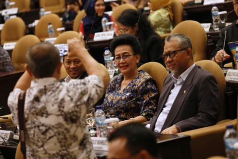 Ratu Hemas saat mengikuti rapat pleno pemilihan perwakilan DPD RI untuk masuk ke bursa pemilihan Ketua MPR RI periode 2019-2024 di Gedung Nusantara V, Jakarta, Selasa (2/9). Foto: Fanny Kusumawardhani/kumparan