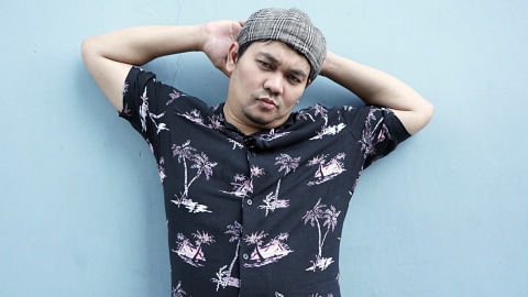 Presenter indra Bekti saat ditemui dikawasan Tendean, Jakarta, Jumat, (4/10). Foto: Ronny