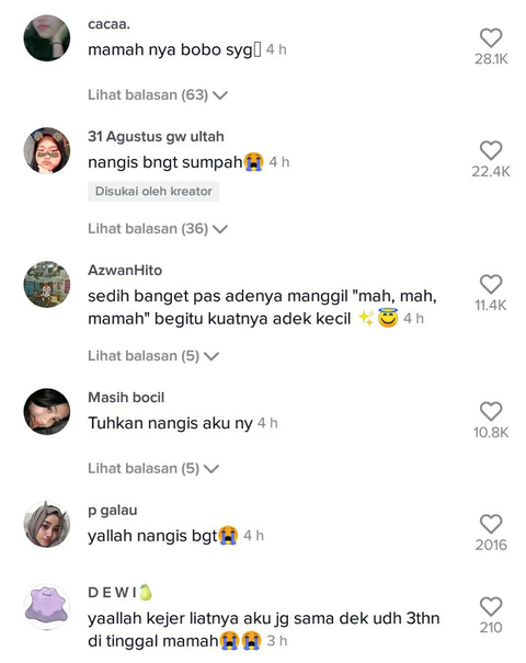 Bikin Haru, Bocah Ini Terus Memanggil Ibunya saat Ziarah (1)