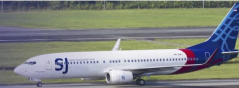 Ilustrasi pesawat Sriwijaya Air. Foto: Situs resmi Sriwijaya Air