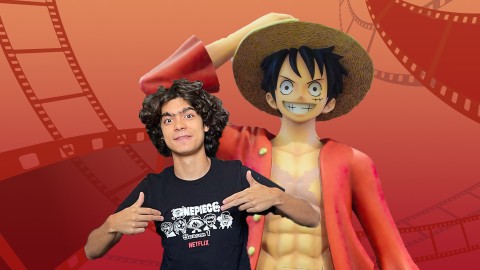 Inaki Godoy, pemeran Monkey D. Luffy di serial live action One Piece. Foto: Instagram/@inakigo dan Shutterstock