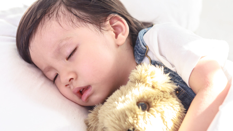 Ilustrasi anak tidur mendengkur. Foto: Shutter Stock