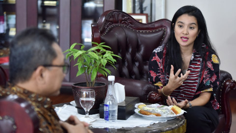 Ketua MPR terima pengurus PARFI 56. Foto: Antara/Wahyu Putro A