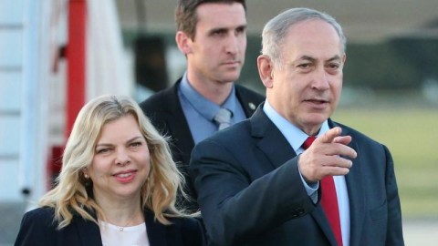 Benjamin Netanyahu dan Sara Netanyahu Foto: Reuters/David Moir
