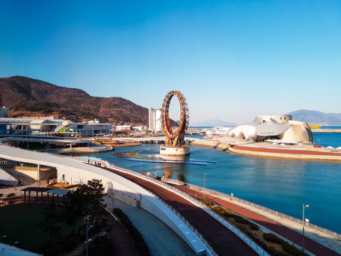 Pantai Yeosu, Jeolla Selatan, Korea. Foto: Shutter Stock