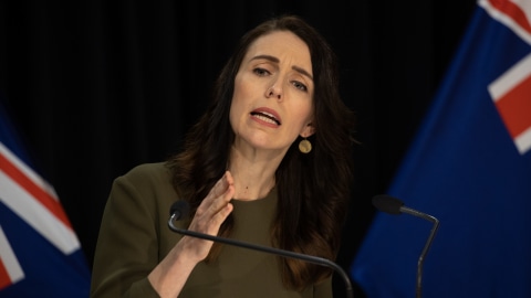 Eks Perdana Menteri Selandia Baru Jacinda Ardern. Foto: MARTY MELVILLE/AFP
