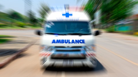 Ilustrasi ambulans.
 Foto: Shutterstock