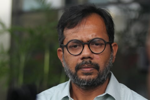 Haris Azhar, konsultan hukum Agung Sedayu Group. Foto: Nugroho Sejati/kumparan