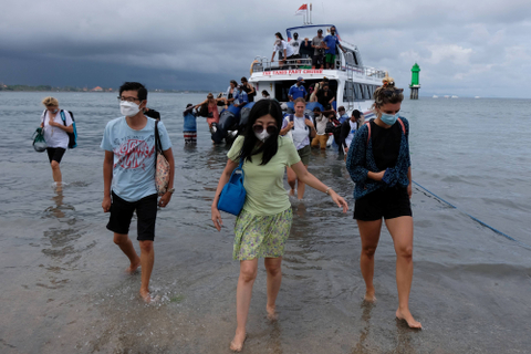 Ilustrasi wisatawan. Foto: Nyoman Hendra Wibowo/Antara Foto