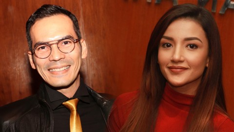 Atalarik Syach dan Tsania Marwa. Foto: Munady Widjaja