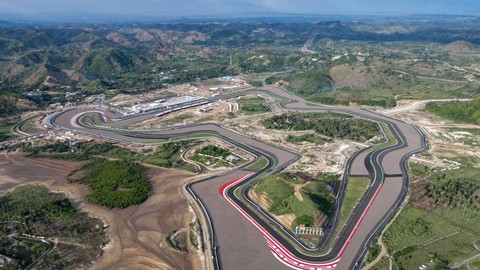Sirkuit Internasional Mandalika. Foto: Bay Ismoyo/AFP