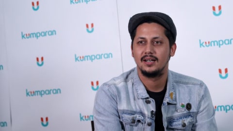 Keenan Pearce di kumparan Onboarding Foto: Fanny Kusumawardhani/kumparan