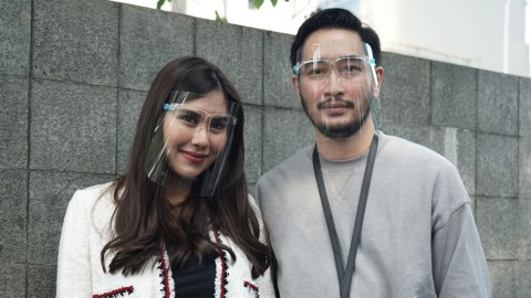 Artis Syahnaz Sadiqah dan Jeje Govinda. Foto: Ronny/kumparan