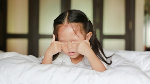 Ilustrasi anak susah tidur Foto: Shutterstock