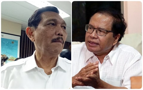 Foto kolase Luhut Pandjaitan dan Rizal Ramli. Foto: kumparan
