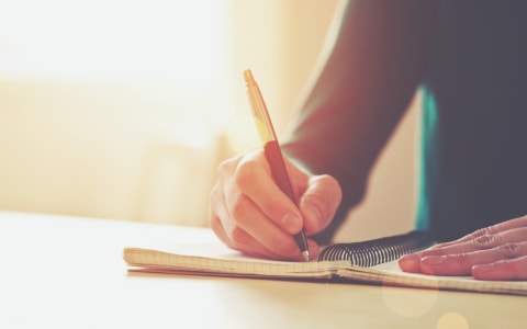 Ilustrasi Mencatat. Foto: Shutterstock