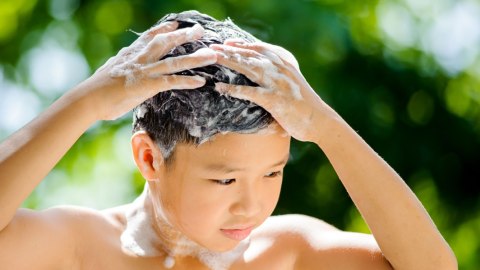 Ilustrasi anak mandi Foto: Shutterstock