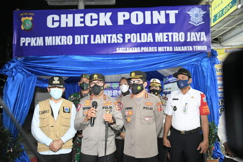 Kakorlantas Minta Check Point PPKM Mikro di Zona Merah Dimaksimalkan