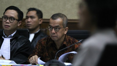 Mantan Direktur Utama PT Garuda Indonesia, Emirsyah Satar menjalani sidang pemeriksaan saksi di Pengadilan Tipikor, Jakarta. Foto: Nugroho Sejati/kumparan
