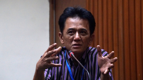 Chandra M Hamzah memberikan keterangan pers terkait Revisi UU KPK di Gedung KPK, Jakarta, Senin (16/9). Foto: Fanny Kusumawardhani/kumparan