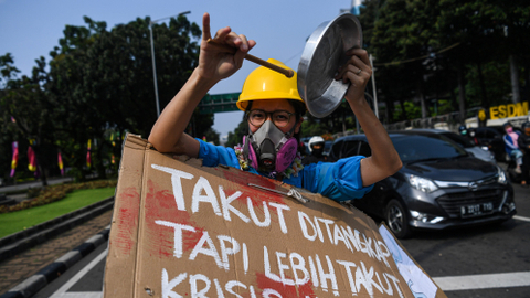Foto: Aksi Peringatan Hari Lingkungan Hidup Sedunia