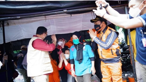Anies Cek Rawa Buaya: Banjir Surut Kurang dari 24 Jam, Biasanya 5 Hari (1)