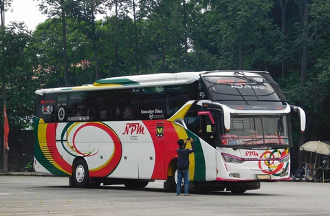 Bus PO NPM. Foto: dok. Instagram Penggemar Bus NPM