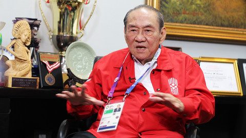 Michael Bambang Hartono, Atlet Cabor Bridge Indonesia di Asian Games 2018  Foto: Iqbal Firdaus/kumparan