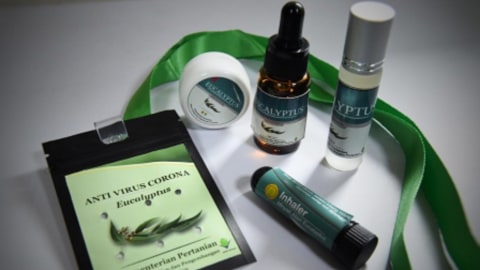 Kalung antivirus corona. Foto: Dok. Kementan